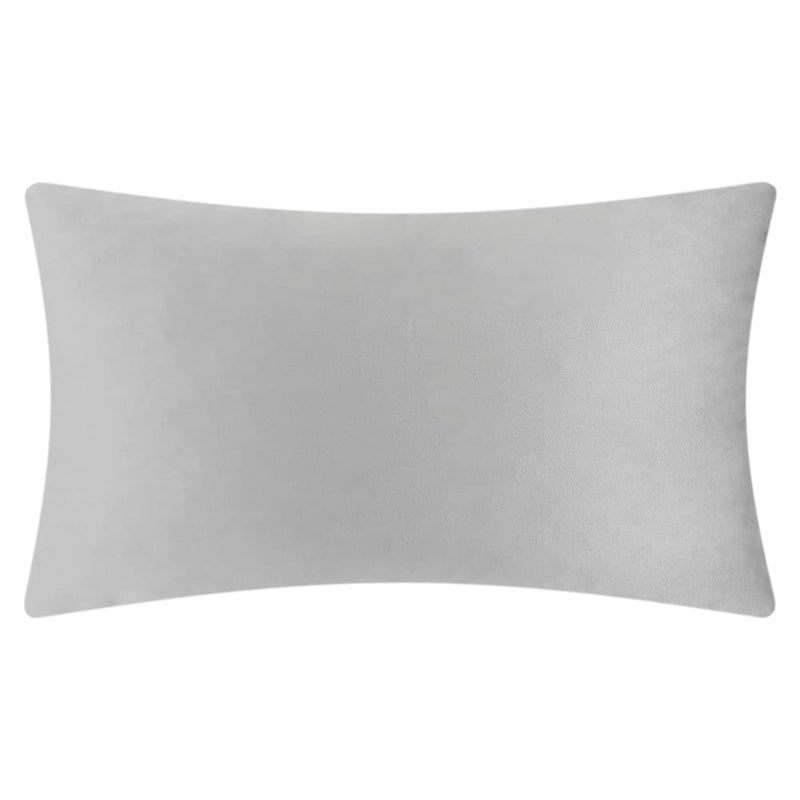 KINGROSE 3D Handmade Accent Pillow Cover Personalized Throw Pillow Cases Decorative Cushion Covers Home Decor for Girls Women Bedroom Couch Chair 12 x 20 Inches Light Grey - Image 5